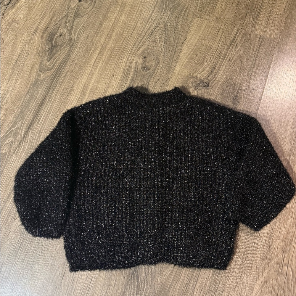 ๐ 3 for $20 ๐ Zara Black Knit Button-Up Cardigan - Picture 4 of 4